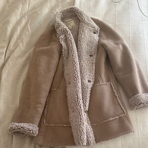 Dylan Women's Tan Shearling Coat